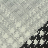 Black Houndstooth Jacquard, Polyester — photo 3