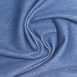 Cotton Polyester Stretch Denim Fabric, 270 gsm, 148 cm — Blue — photo 3