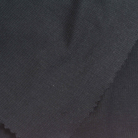 Black Rib Knit, Modal