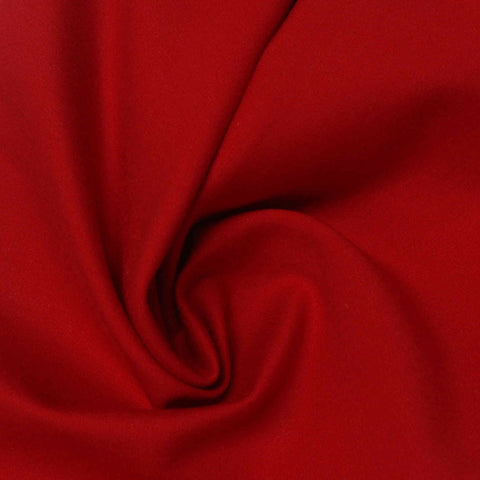 Viscose Nylon Stretch Ponte Knit Fabric, 420 gsm, 160 cm — Red, ref EF-238018