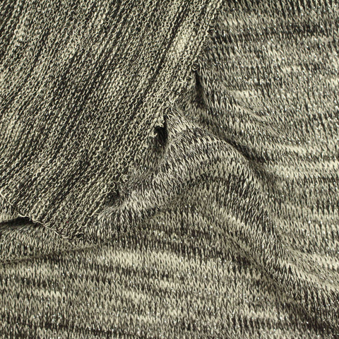 Grey Marl Knit, Poly-Viscose, 174 gsm
