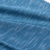 White Vertical-Line Jersey Knit, Poly-Viscose — photo 3