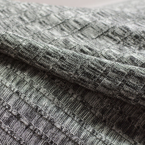 Heathered Grey Marl Knit, Viscose-Poly