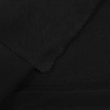 Viscose Nylon Stretch Bengaline Fabric, 257 gsm — Black — photo 3