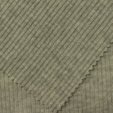 Grey Heather Rib Knit, Poly-Viscose — photo 3