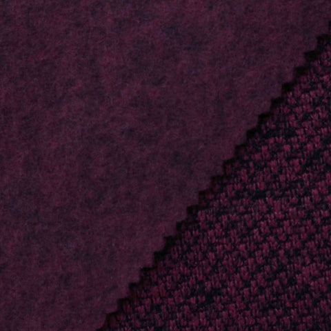 100% Polyester Chunky Knit Fabric, 310 gsm, 165 cm — Purple