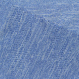 Blue Heathered-Marl Rib Knit, Polyester — photo 3