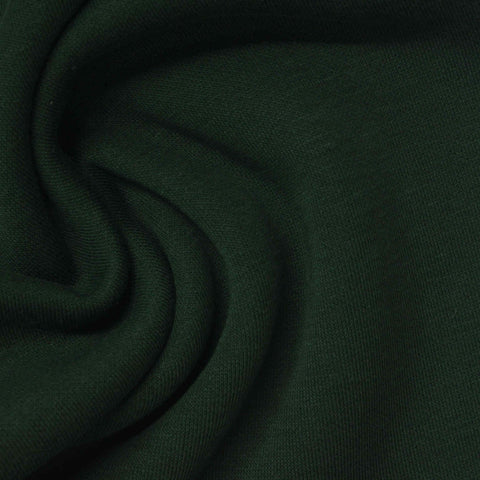 Polyester Cotton Fleece Fabric, 320 gsm, 185 cm — Green, ref EF-273635
