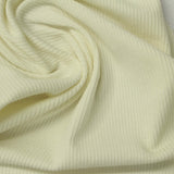Viscose Stretch Rib Knit Fabric, 205 gsm, 145 cm — Beige — photo 3