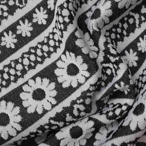 Black Small-Dot Jacquard, Polyester