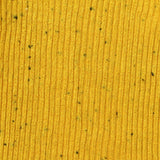 Yellow Marl Rib Knit, Viscose-Poly — photo 3