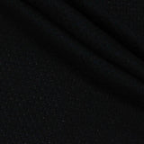 Cotton Polyester Chunky Knit Fabric, 210 gsm, 140 cm — Black — photo 3