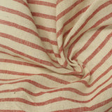 Red Horizontal-Stripe Woven, Poly-Cotton — photo 3