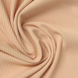 Nylon Stretch Rib Knit Fabric, 210 gsm, 175 cm — Beige — photo 3