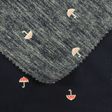 Printed 100% Cotton Poplin Fabric, 123 gsm — Navy — photo 3