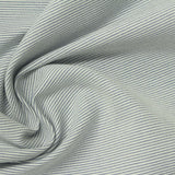 Light Blue Horizontal-Stripe Bengaline, Viscose-Nylon — photo 3