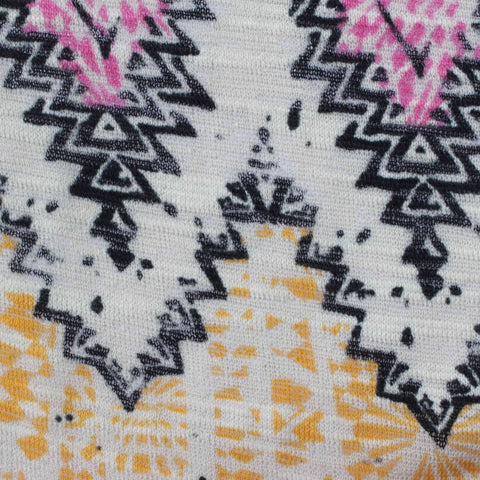 Pink Abstract Knit, Polyester, 150 gsm
