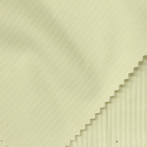 Cream Ribbed Velvet, Polyester