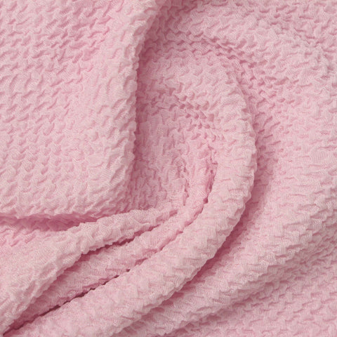 Light Pink Textured Jacquard, Polyester