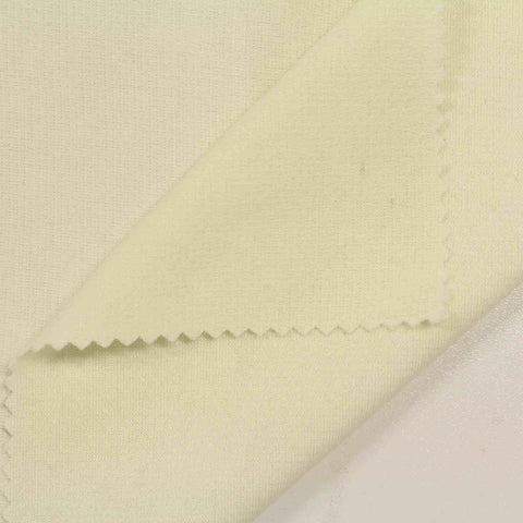 100% Polyester Interlock Knit Fabric, 169 gsm, 150 cm — Beige