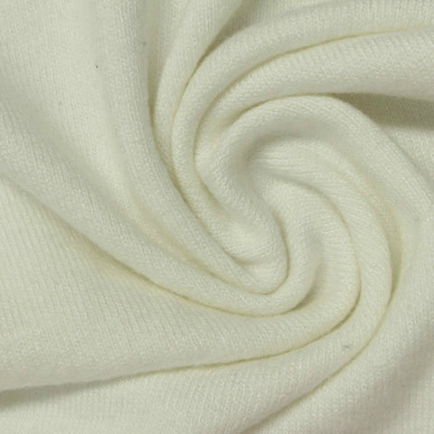 Brushed Viscose Polyester Stretch Chunky Knit Fabric, 325 gsm, 160 cm — Khaki