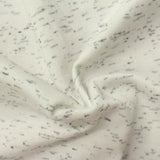 White Marl Rib Knit, Polyester — photo 3