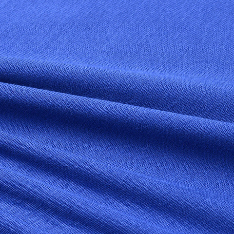 Viscose Stretch Jersey Knit Fabric, 190 gsm, 160 cm — Blue