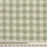 Light Green Check Seersucker, Cotton-Poly — photo 3
