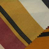 Black Horizontal-Stripe Woven, Polyester — photo 3