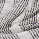 Black Grid Rib Knit, Poly-Viscose — photo 3