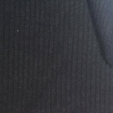 Viscose Polyester Blend Rib Knit Fabric, 220 gsm, 165 cm — Grey — photo 3