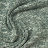 Off-White Marl Rib Knit, Viscose-Poly — photo 3