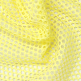 100% Polyester Mesh Fabric, 115 gsm, 150 cm — Yellow — photo 3