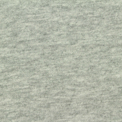 Light Grey Marl Jersey Knit, Cotton, 130 gsm
