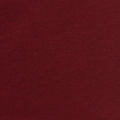 Brushed Cotton Polyester French Terry Fabric, 220 gsm, 185 cm — Red