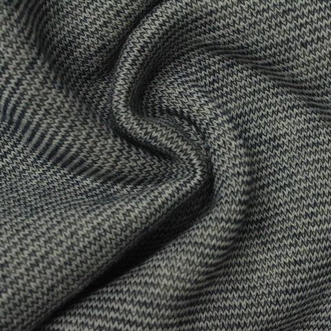 Light Grey Marl Jersey Knit, Poly-Cotton, 250 gsm