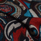 Red Paisley Jacquard, Polyester — photo 3