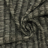 Black Marl Rib Knit, Poly-Viscose — photo 3