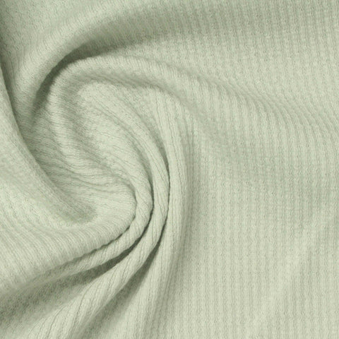 Jacquard Cotton Modal Stretch Rib Knit Fabric, 240 gsm, 106 cm — Green