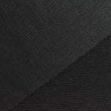Jacquard 100% Polyester Interlock Knit Fabric, 220 gsm, 165 cm — Black — photo 3