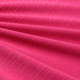 Silver Horizontal-Stripe Jersey Knit — photo 3