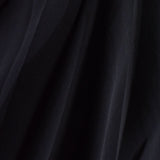 100% Polyester Chiffon Fabric, 80 gsm, 147 cm — Black — photo 3