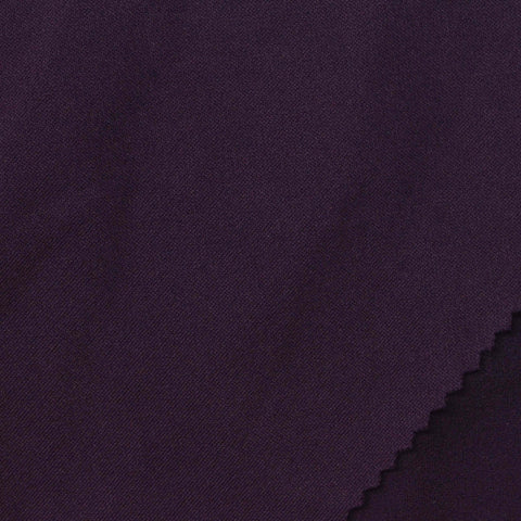 Dark Purple Linen-Look, Polyester