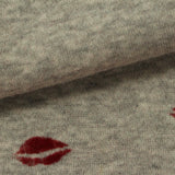 Jacquard Brushed Cotton Polyester French Terry Fabric, 295 gsm, 156 cm — Grey — photo 3