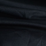 100% Polyester Interlock Knit Fabric, 130 gsm, 165 cm — Black — photo 3
