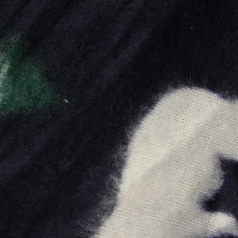 White Animal Print Fleece, Polyester