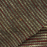 Red Horizontal-Stripe Bouclé, Poly-Cotton — photo 3