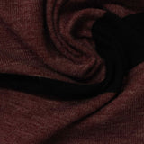 Black Horizontal-Stripe Jersey Knit, Viscose — photo 3