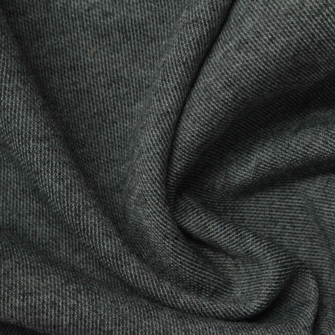 100% Polyester Scuba Knit Fabric, 330 gsm, 210 cm — Grey