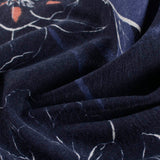 Navy Floral Knit, Polyester — photo 3